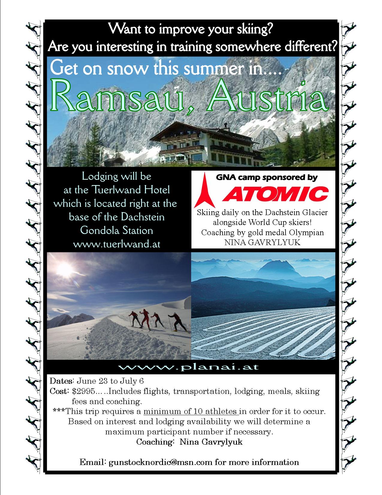 Get on Snow this Summer In Ramsau, Austria
