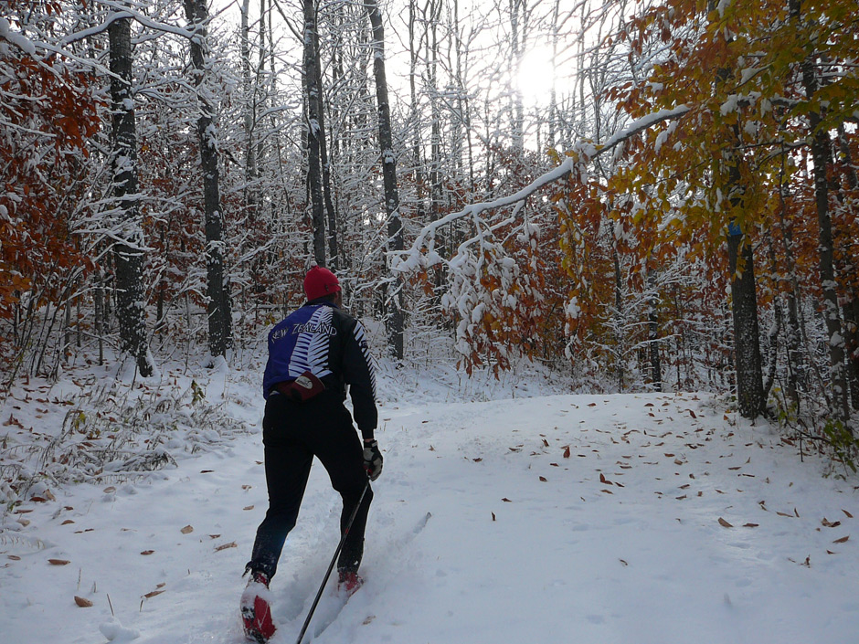 First Tracks of the Year In Presque Isle, Site of 2010 Junior Olympics