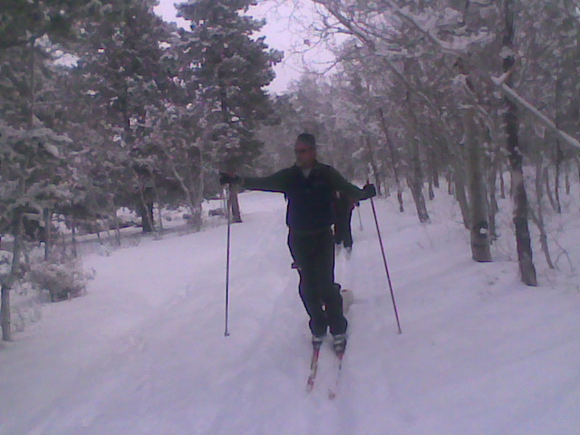 Snow in Lander, WY!