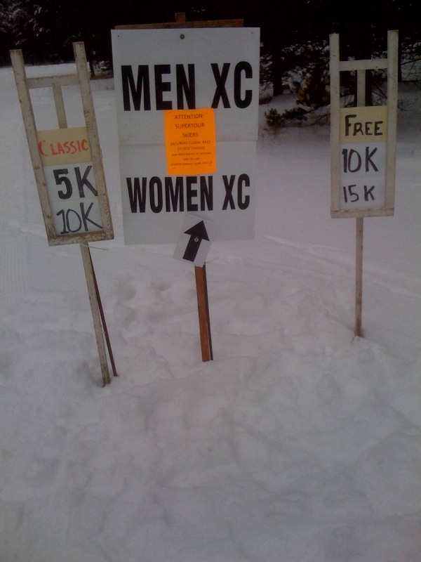 SuperTour Race Underway – Photos from the course