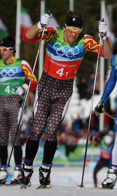 Kershaw going "freaking hard" at the 2010 Olympics