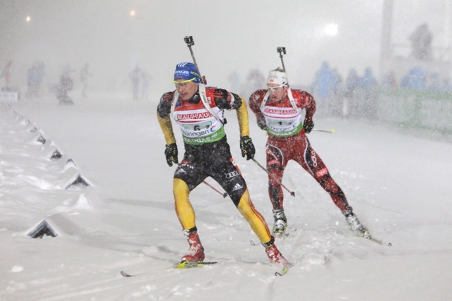 Photos from Thursday’s Snowy Biathlon Relay