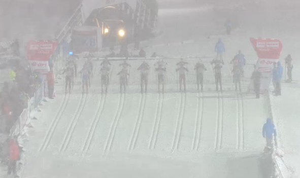 After Rainy, Warm Weekend, Oberhof Finally Blasted With Snow During Men’s Relay; “Hurricane On The Range”, Says Bailey