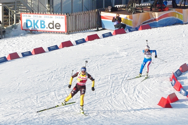 Neuner is Perfect on the Range, Perfect on the Trails, and a Perfect Teammate As She Wins Sprint Title
