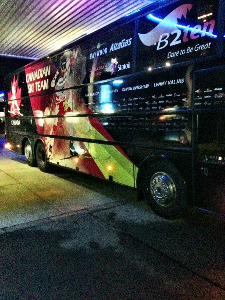 Canadians Bid Farewell to Tour Bus