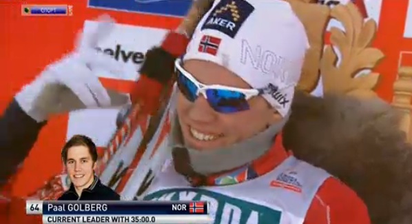 Underdog Norwegians Podium in Lillehammer 15 k: Golberg Wins First World Cup, Tønseth Third