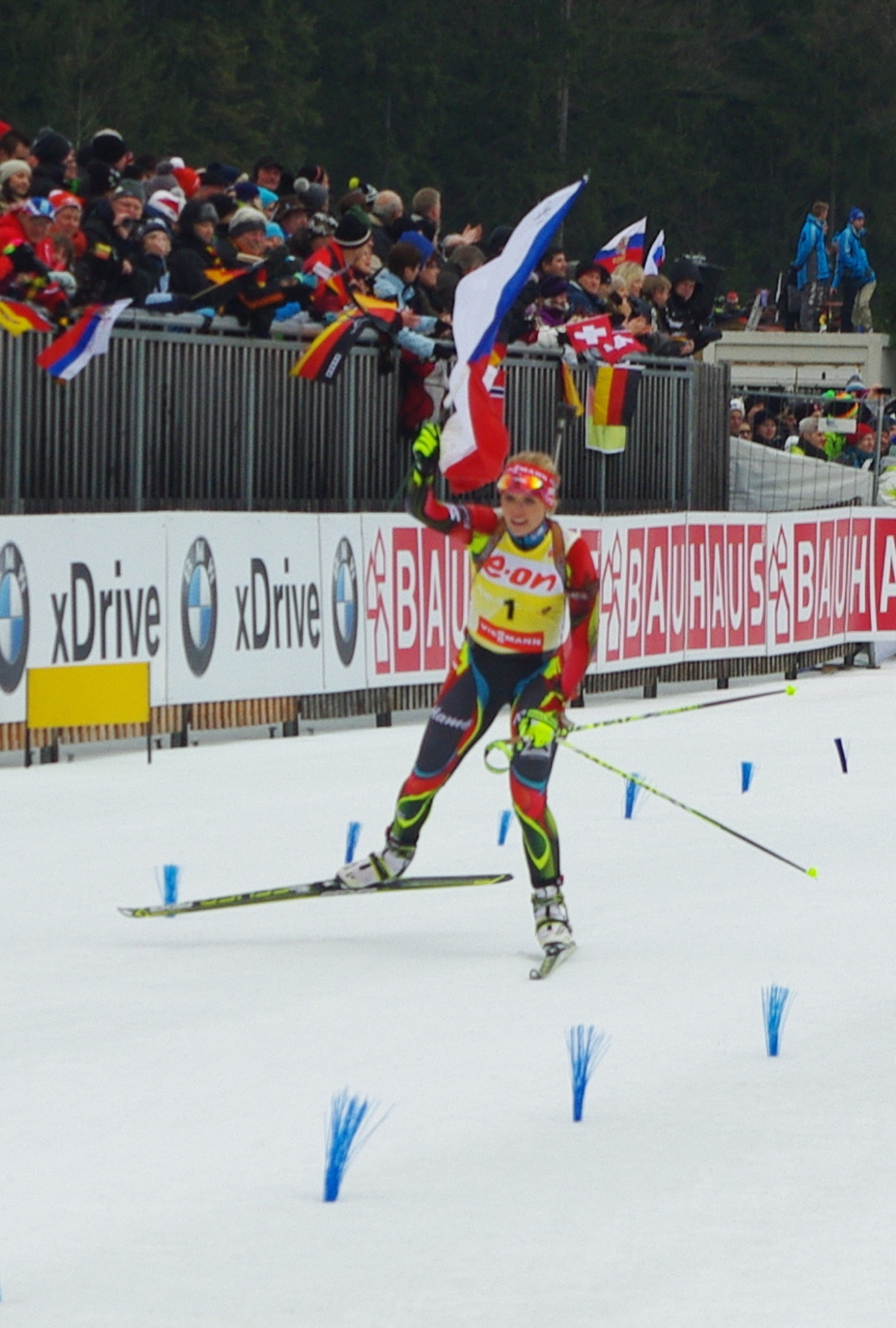 Soukalova Runs Away with Ruhpolding Pursuit, Berger Into Second