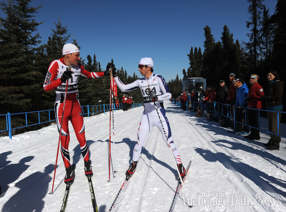 Mysterious Man in Red, New Mexico’s Nikander Out-Double Poles Hoffman in 50 k