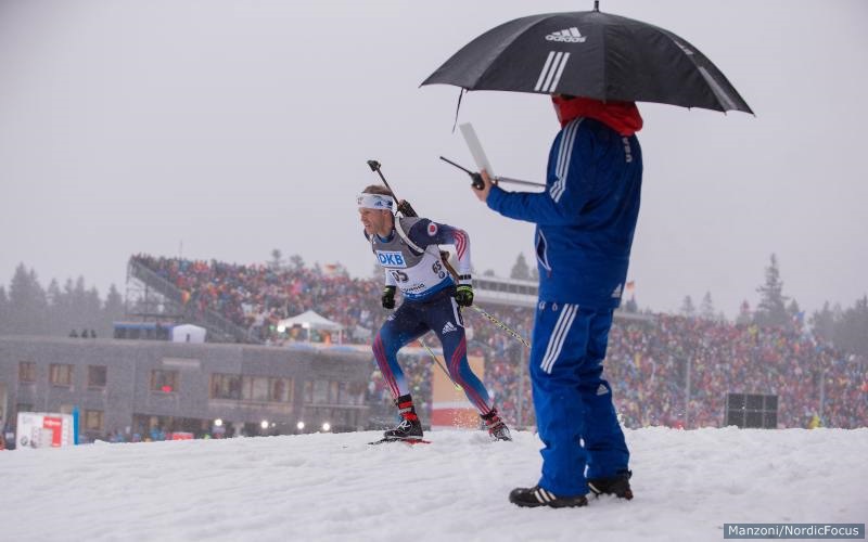 Canada’s Green Cleans for 16th, Scott Gow Achieves 27th in Snowy Ruhpolding Sprint