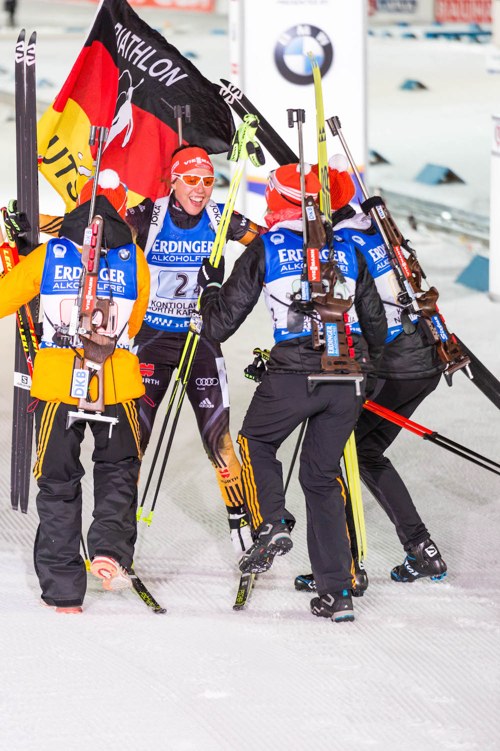 Young German Relay Dusts Women’s Field; Canada 10th, U.S. Matches Season-Best 12th at IBU World Champs
