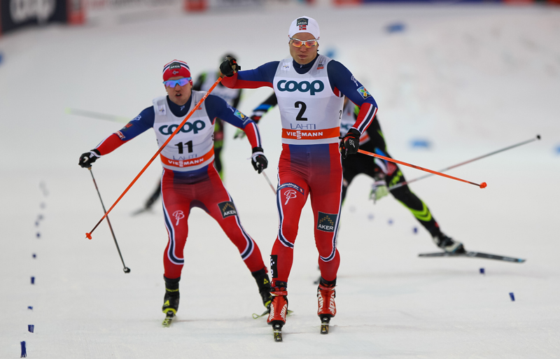 Norway’s Brandsdal Wins Crash-Filled Lahti Skate Sprint, Newell Eighth for U.S.