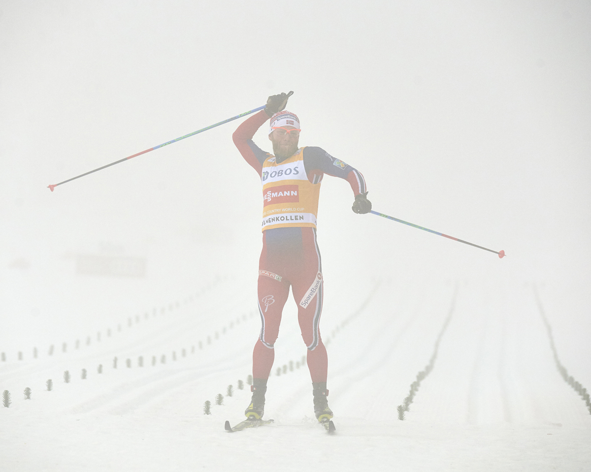 Sundby Accomplishes Dream, Dominates Holmenkollen 50 k Start to Finish