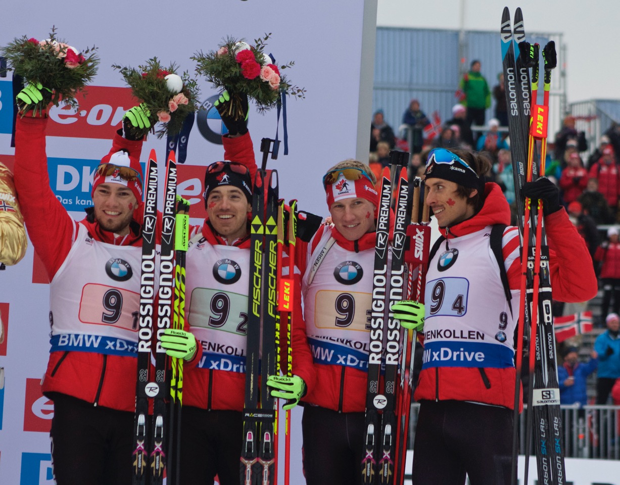 Canadian Men Claim First Ever Biathlon World Champs Relay Medal, Bronze in Oslo