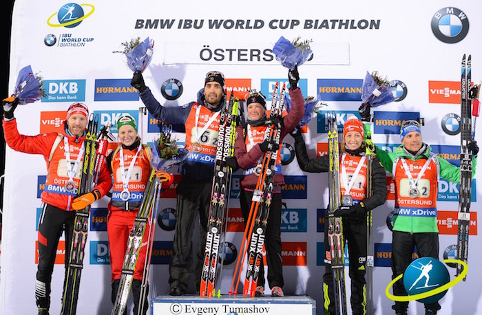 French Dream Team Tops IBU Single Mixed Relay; Canada 7th