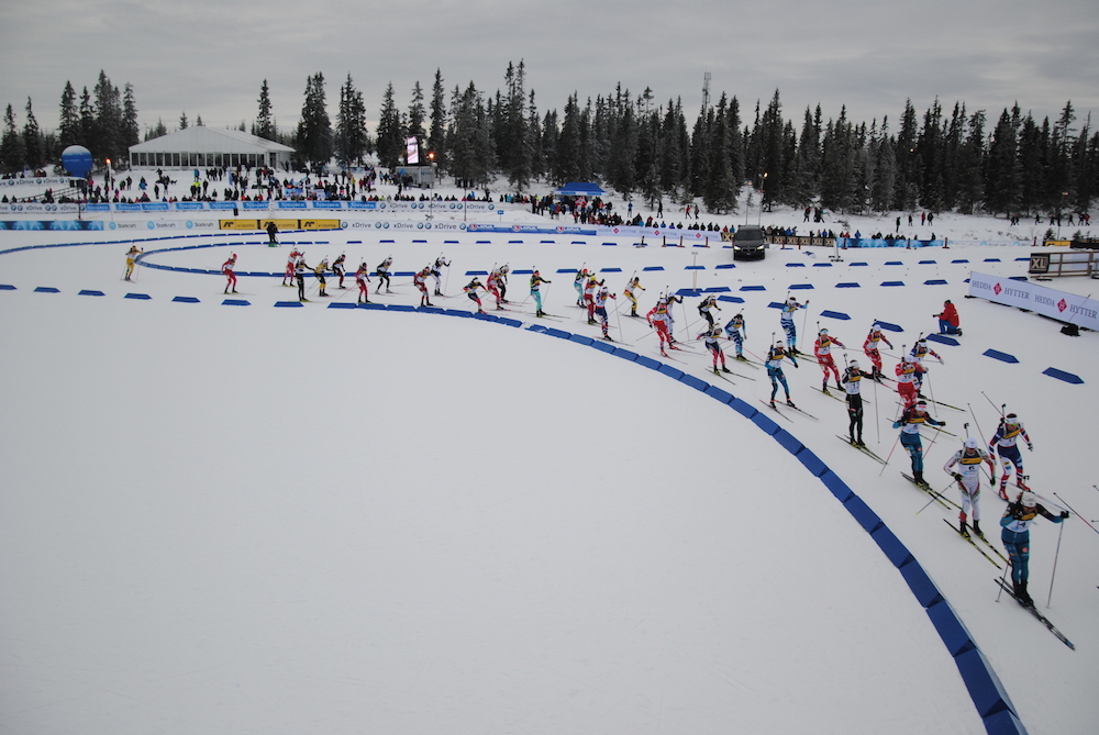 Dzhima and Fourcade Take Mass Start Wins in Sjusjøen