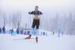 AWCA's Olivia Bouffard-Nesbitt in the lap lane on her way to a second day as top Canadian. (Photo: Marie-Éve Bilodeau-Corriveau)