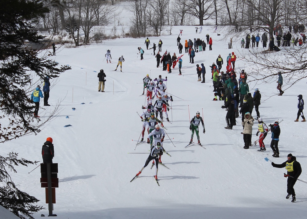 NCAAs Photos: Men’s 20 k Skate Mass Start