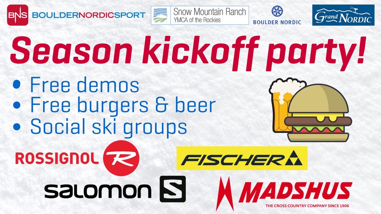 Boulder Nordic Sport Season Kickoff Party and Biergarten at Snow Mountain Ranch