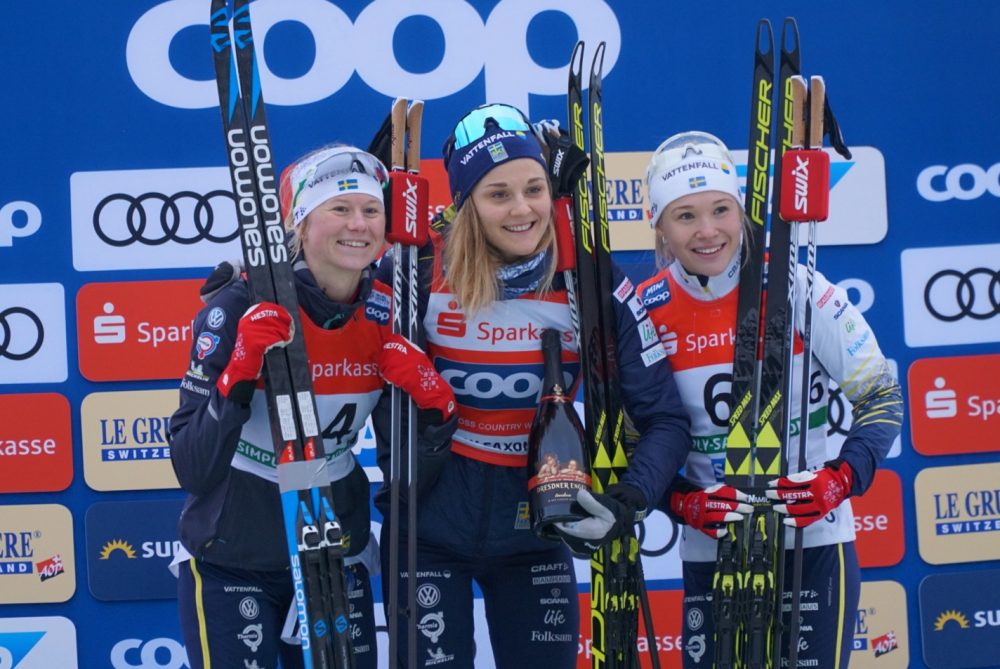 Sweden takes 1, 2 and 3, with Nilsson Leading the Way in Dresden City Sprint; Caldwell 5th