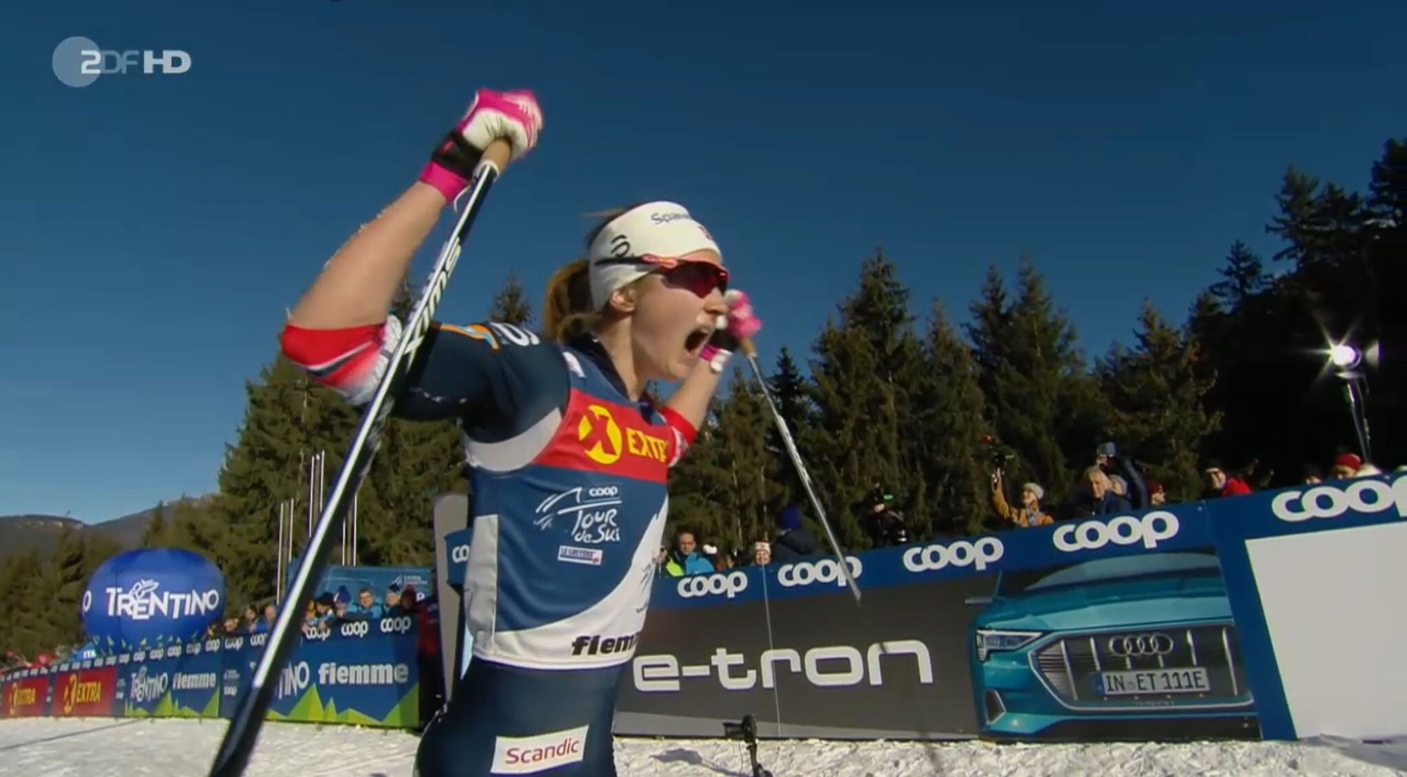 Østberg Makes a Clean Sweep on the Alpe Cermis; Diggins Sixth Overall