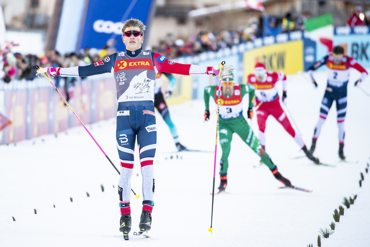 Klæbo Claims another Sprint Victory, Hamilton Qualifies Sixth