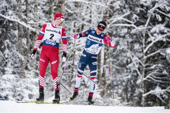 Klæbo and Ustiugov Duel in Oberstdorf;  Klæbo Prevails at the Line