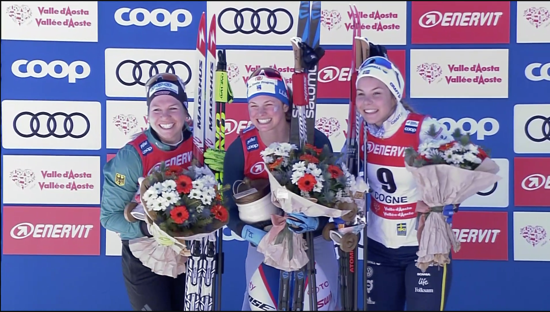 Diggins Wins Cogne Sprint; U.S. Puts 6 Women in Top 30