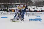 Québec City sprint crash, 5 of 7. Frida Karlsson escapes. (Photo: Doug Stephen)