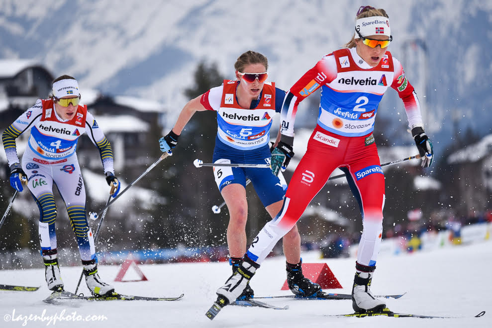 Peerless Johaug Takes 30 k Skate; Diggins in Fourth