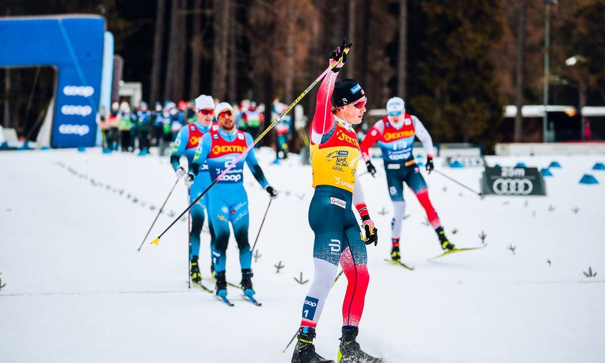 Klæbo Takes the Win in Tour de Ski Stage 1 Freestyle Sprint; Ogden and Bolger Qualify Top 10; Three Americans in Heats