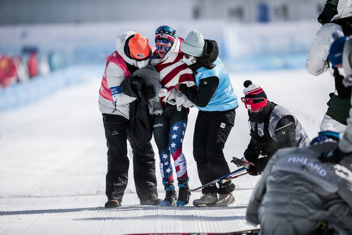 Inside the hardest race of Diggins’ life: a unique post-30 k interview with FasterSkier in Zhangjiakou