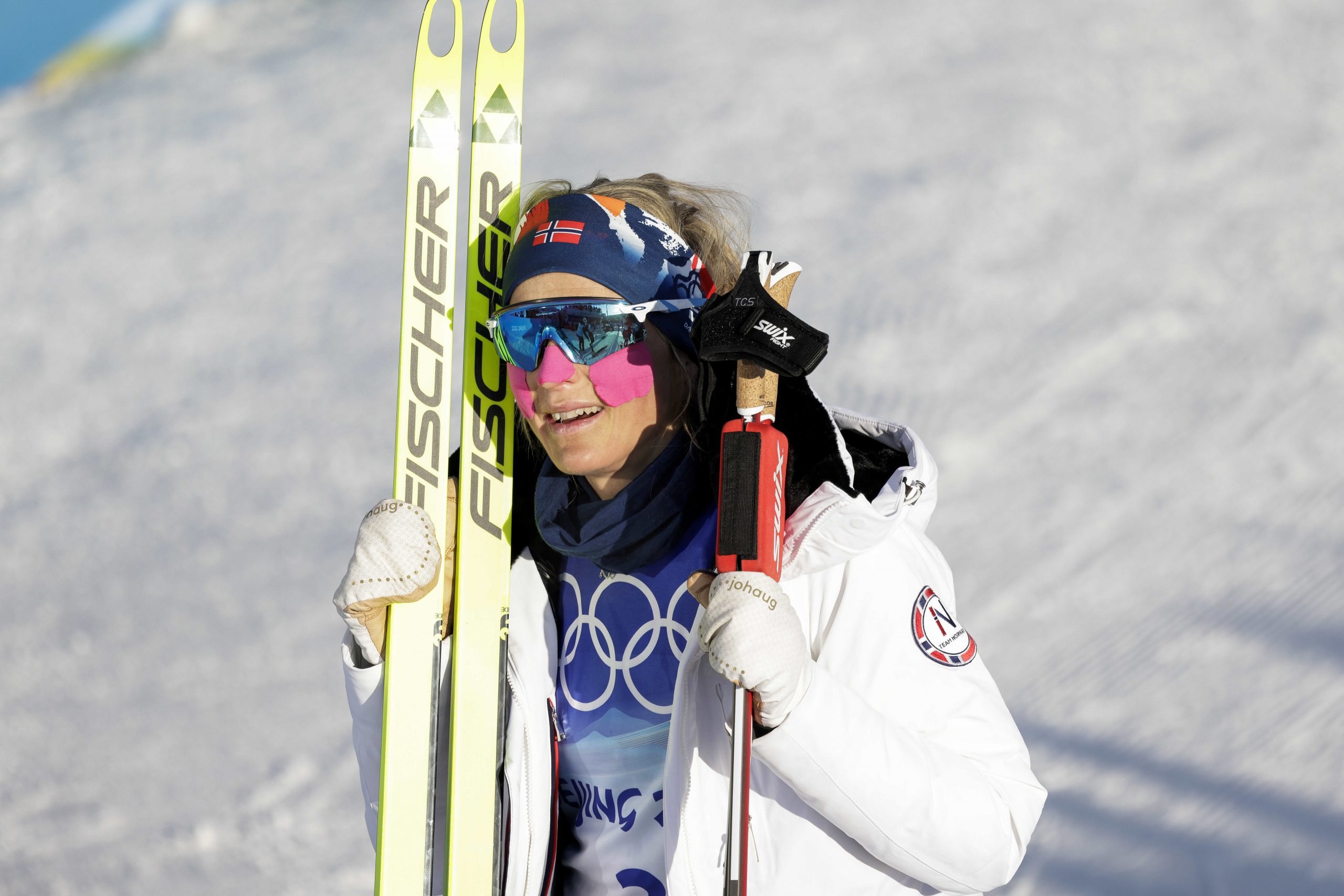 Fischer – Yellow is the dominant color on the Olympic podiums
