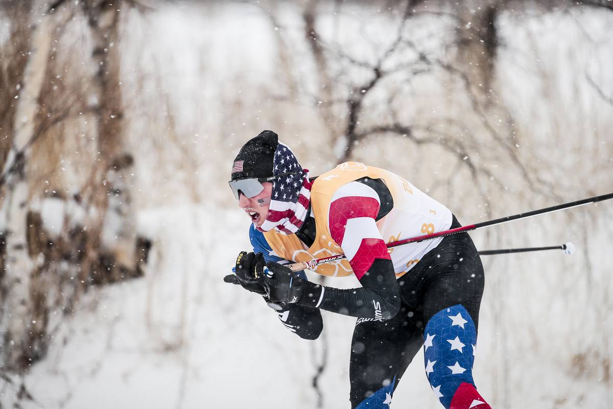 In harsh Olympic glare, Gus Schumacher demonstrates how to struggle with grace