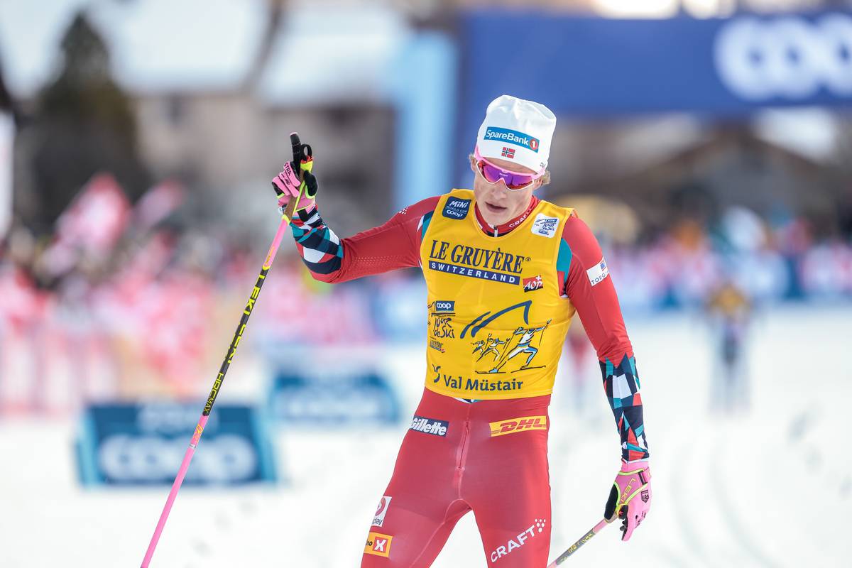 Tour de Ski Stage 2: Klaebo Poles Away From Them All, Golberg Moves to 2nd, and Ogden Holds Strong