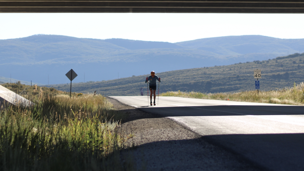 That guy rollerskiing around Utah by himself? Yeah: it’s 5x Olympic champ Johannes Klæbo