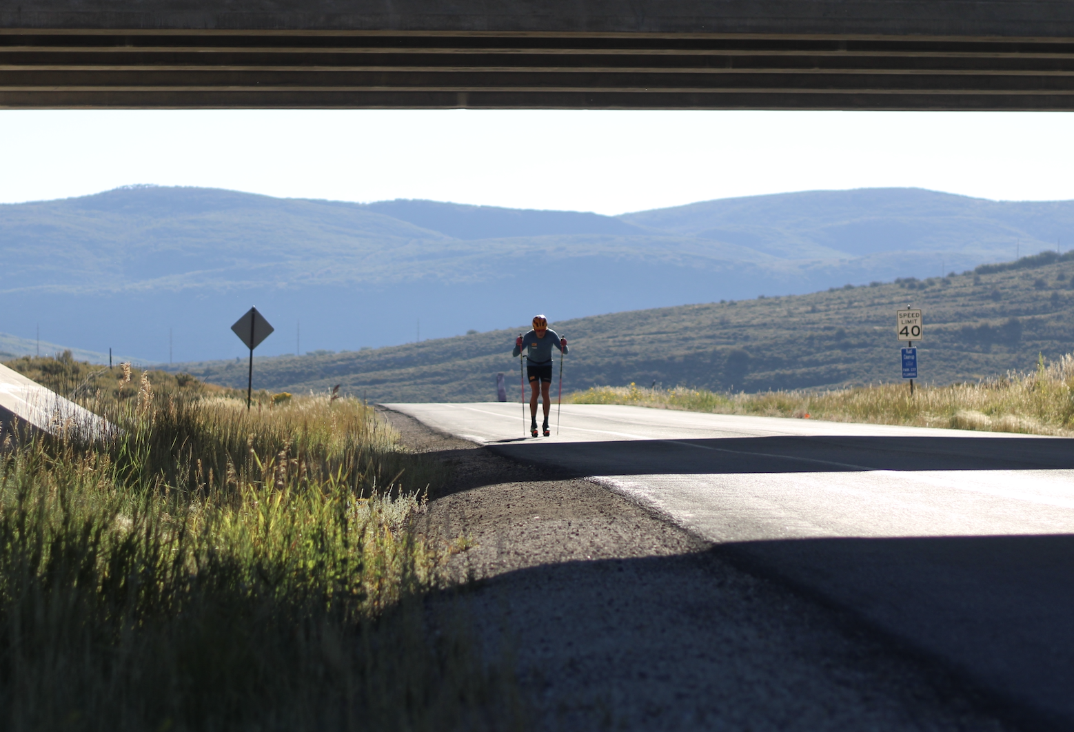 That guy rollerskiing around Utah by himself? Yeah: it’s 5x Olympic champ Johannes Klæbo
