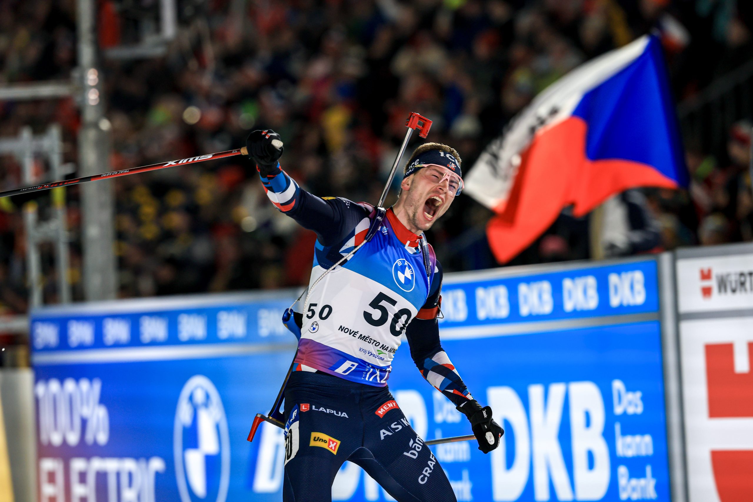 Laegreid Vanquishes Rivals, USA’s Wright 11th in World Championships Sprint