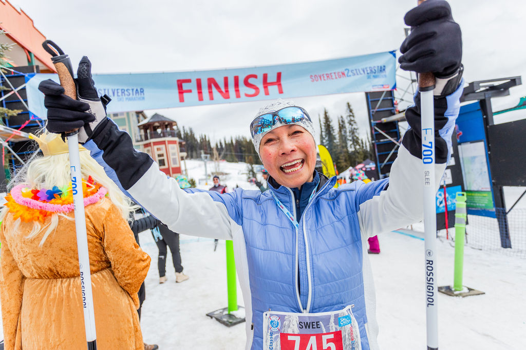3rd Annual Sovereign 2 SilverStar Ski Marathon 2024: Exciting finishes, many winners, great season finale