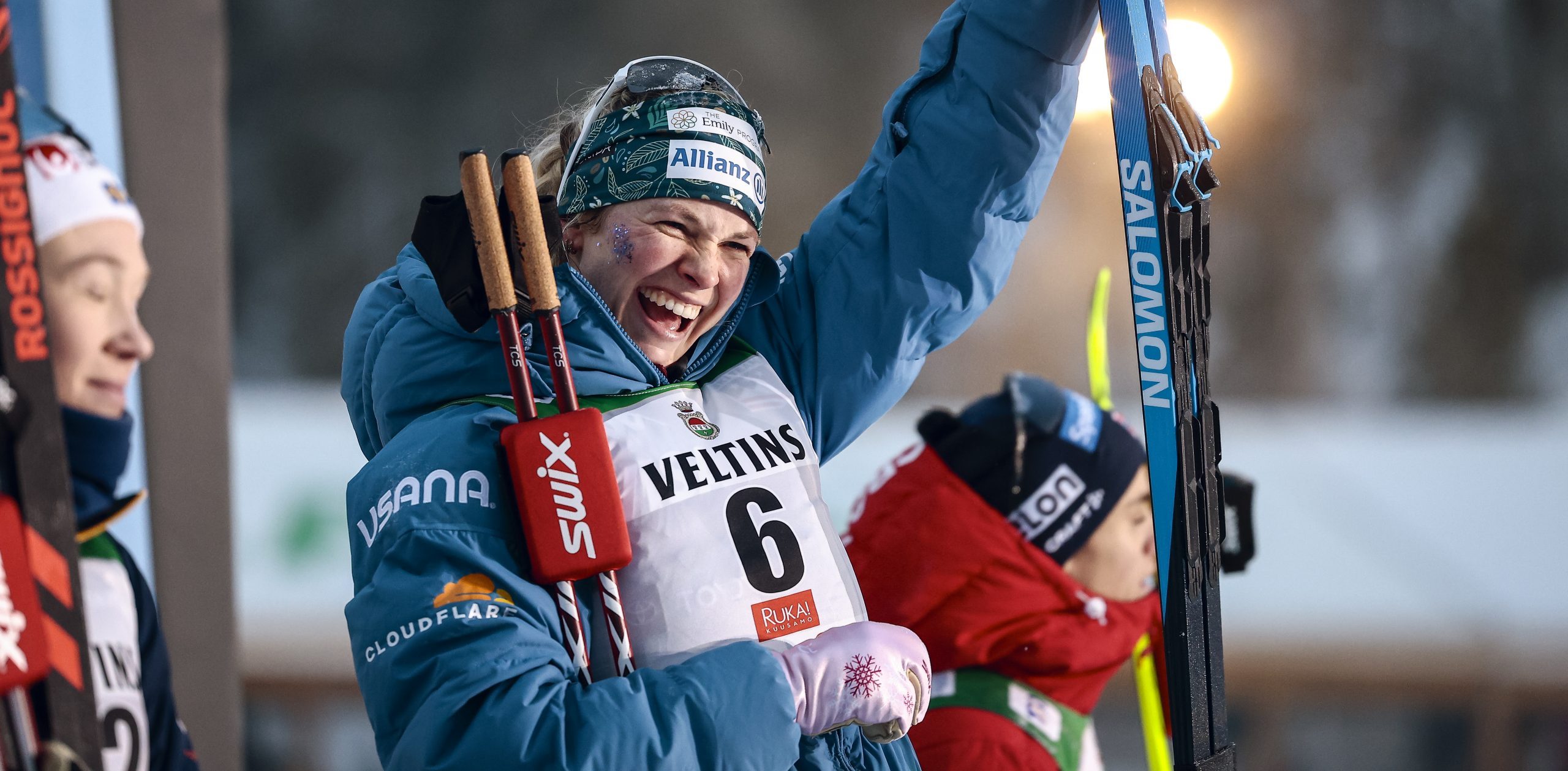 Diggins Wins in Ruka in Another Epic Race