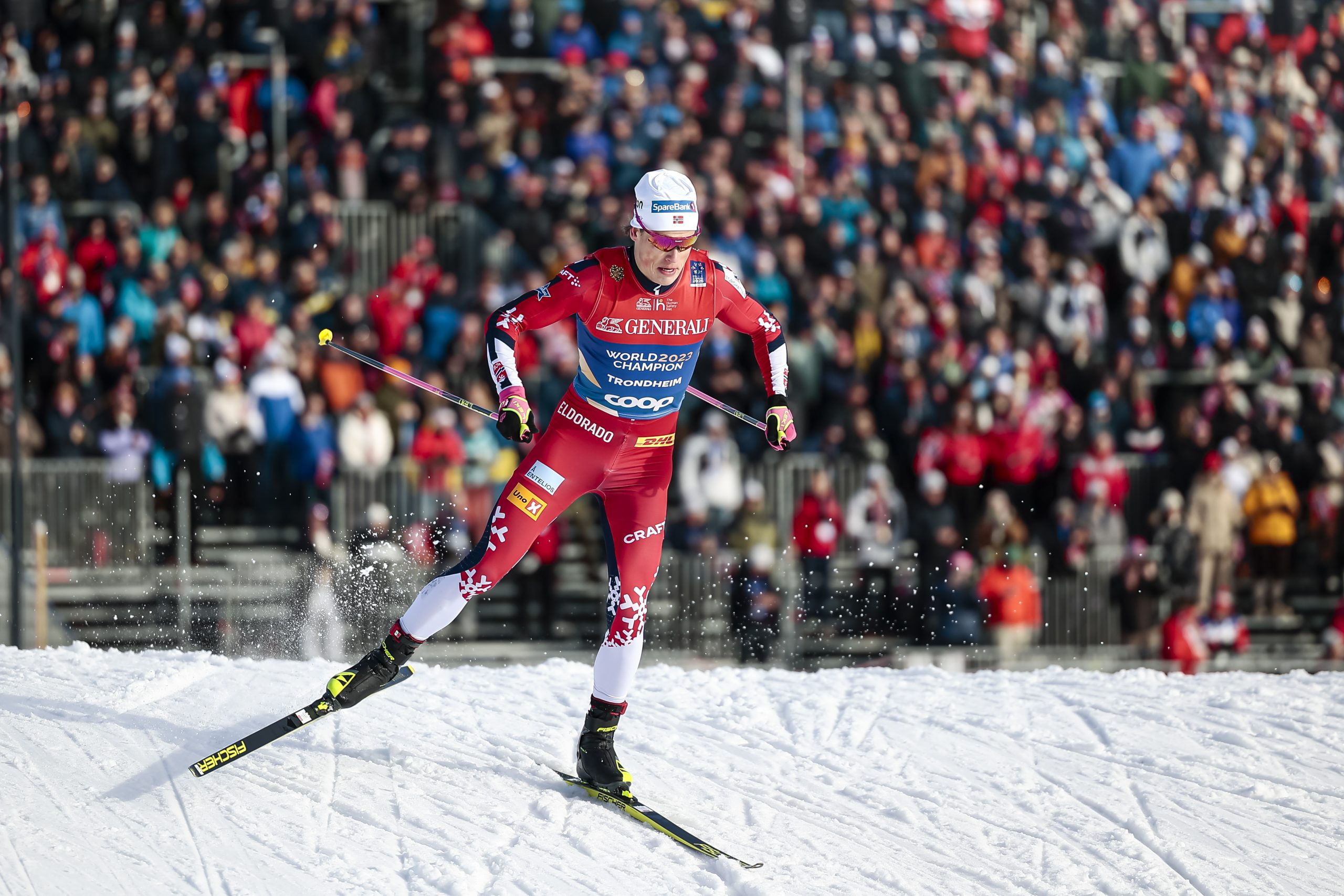 Old skis? No problem for Johannes Høsflot Klæbo at World Championship sprint