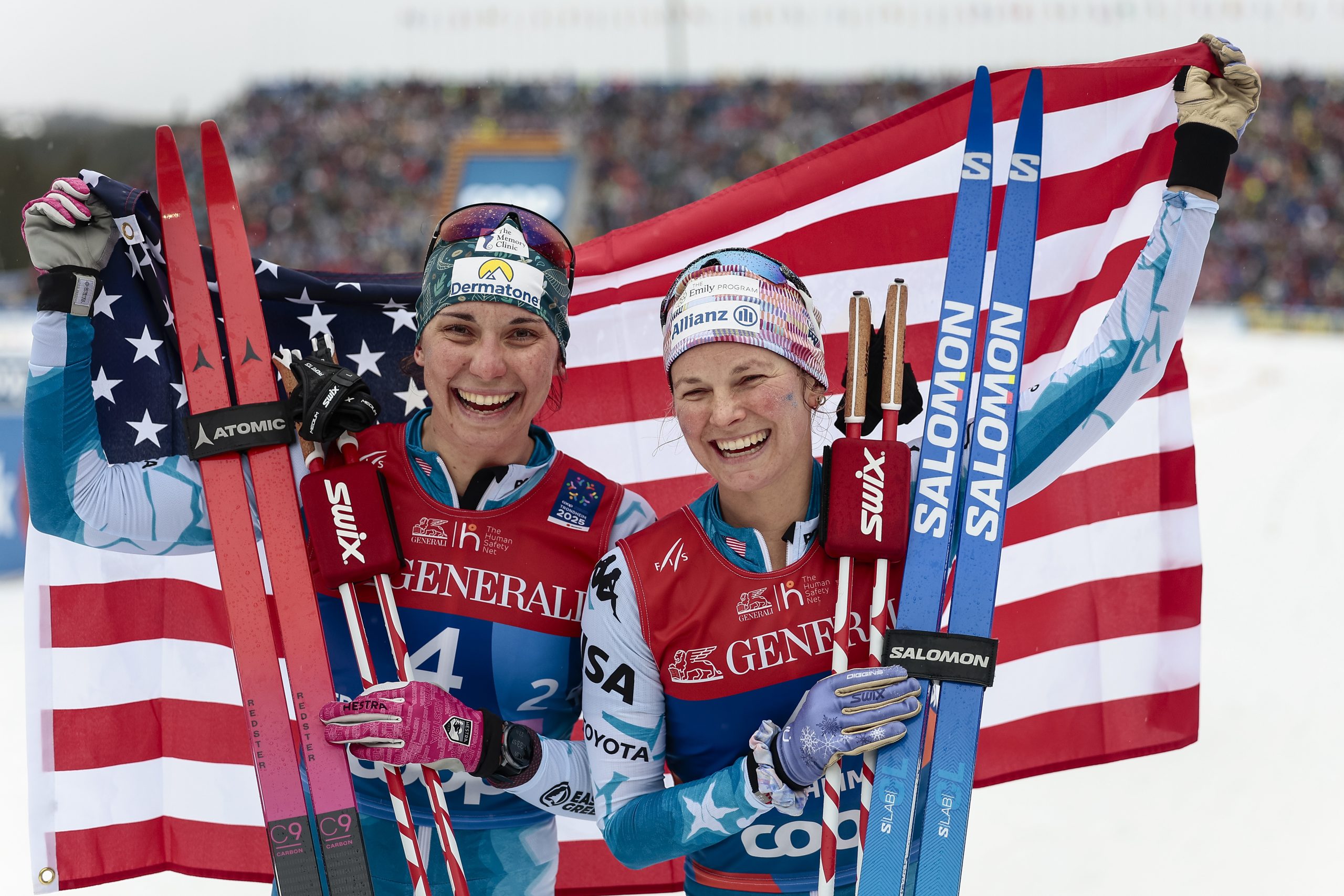 Sweden Dominates Team Sprint, USA Brilliant Silver