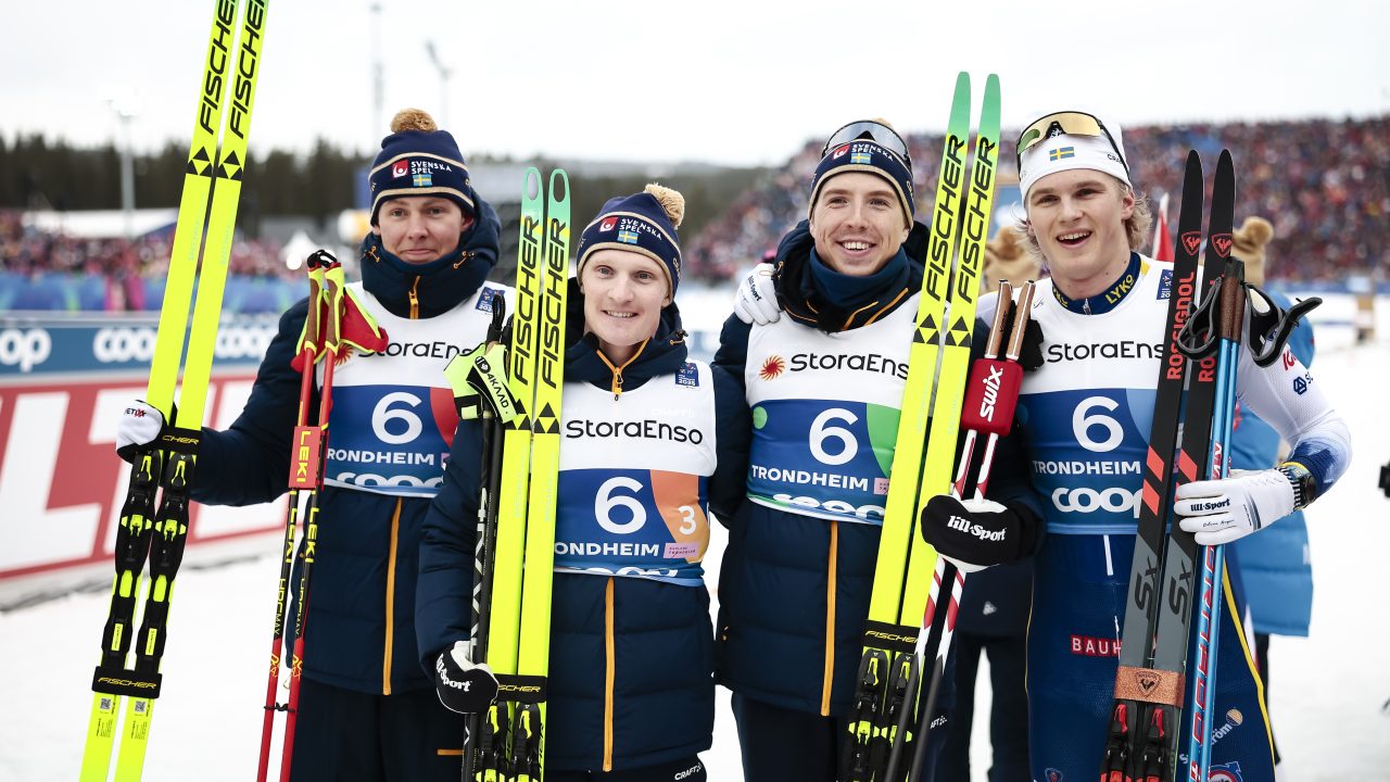 Fast Tracks: World Champs—Swedish Men Recover from Early Fall—Press Conference