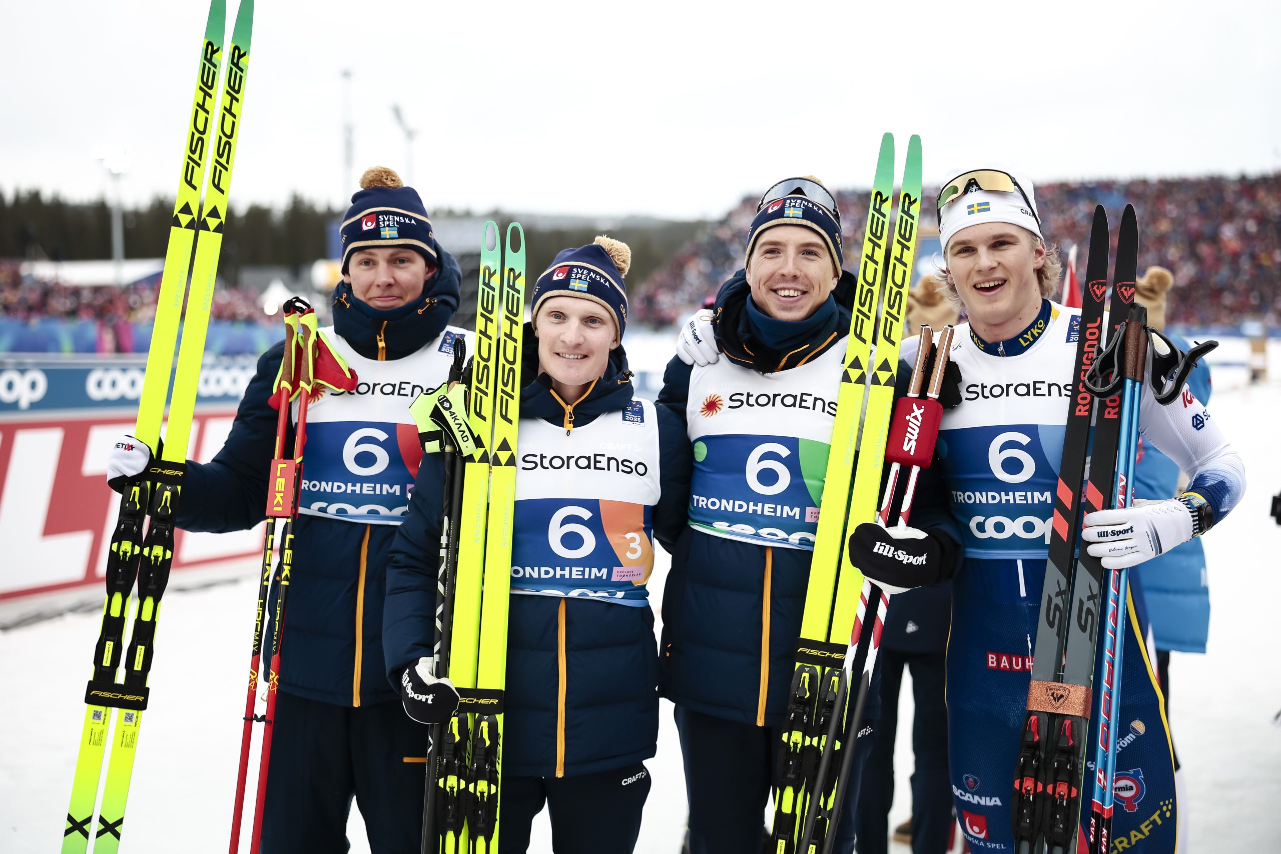 Fast Tracks: World Champs—Swedish Men Recover from Early Fall—Press Conference