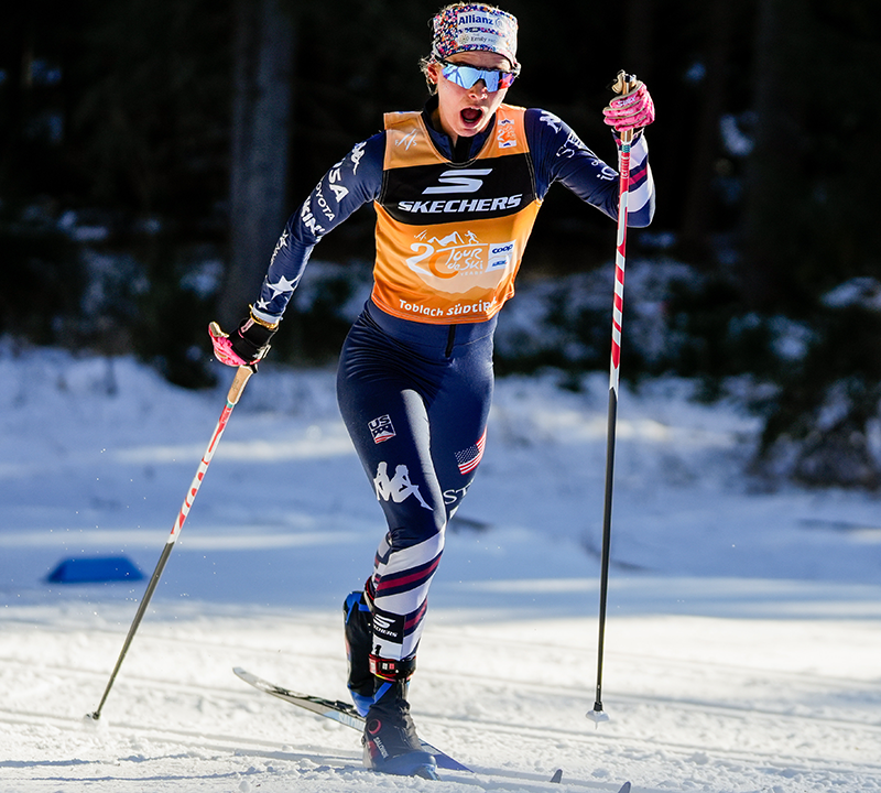 Diggins Flawless in Toblach 20 k Pursuit