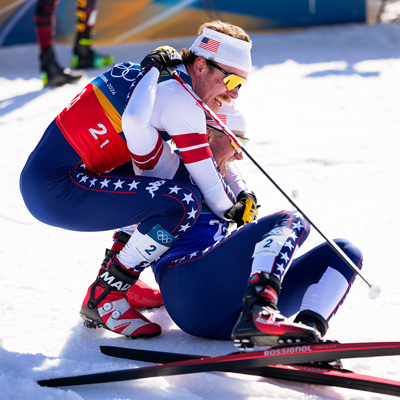 Schumacher and Ogden claim an Olympic silver built on community