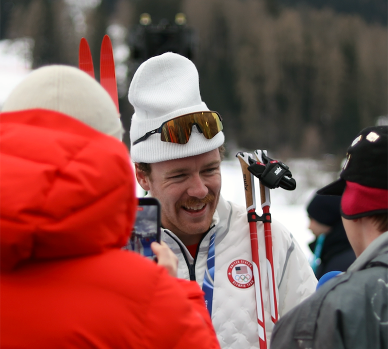 American Skier Wins Hearts Amid Political Tension